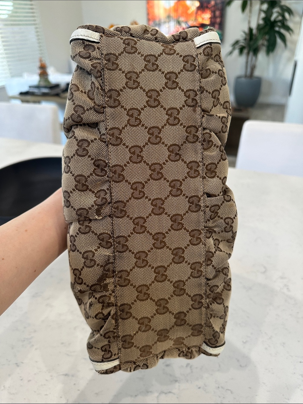 Today only ! Vintage Gucci monogram shoulder bag Y2K - Picture 4 of 10